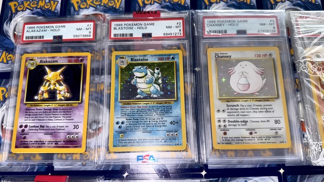 ULTIMATE POKEMON BASE Set 1999 Case Collection - PSA Graded and Non ...