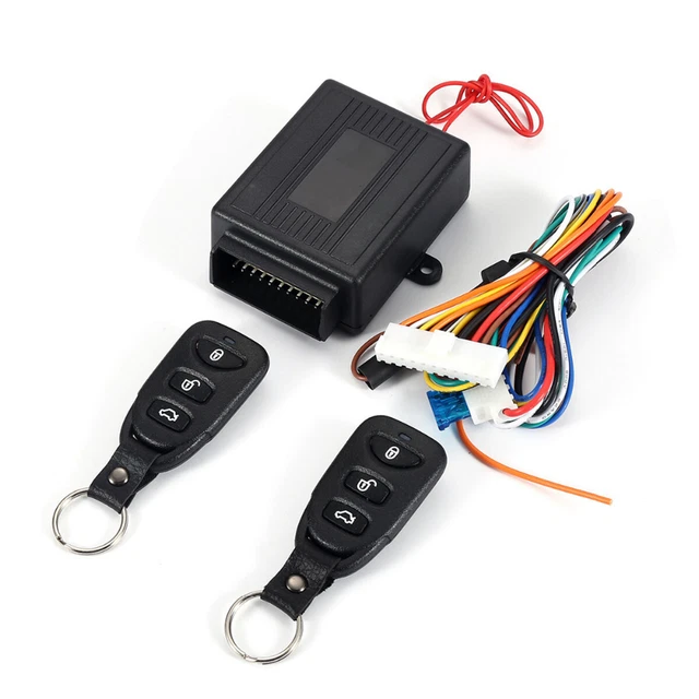 Car Alarm Auto Remote Control Central Locking Door Lock Kit Keyless Entry System