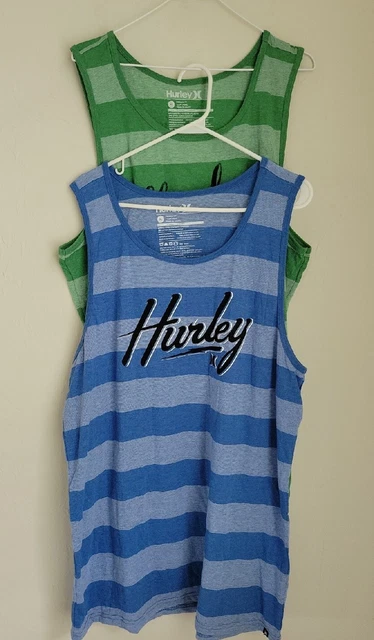 Hurley Men's Tank Tops Premium Fit Size XL lot of 2 1 used 1 nwot
