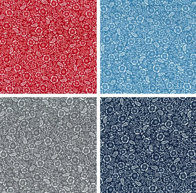 Floral Paisley 100% Cotton Poplin Fabric Rose & Hubble Ditsy Dressmaking Crafts