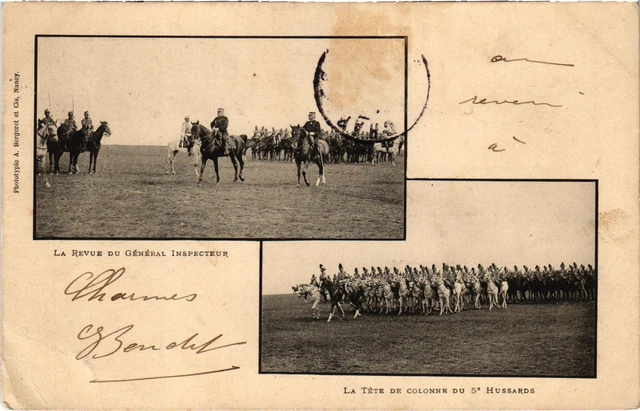 CPA Militaire Nancy - La Revue du Général Inspecteur (90775)