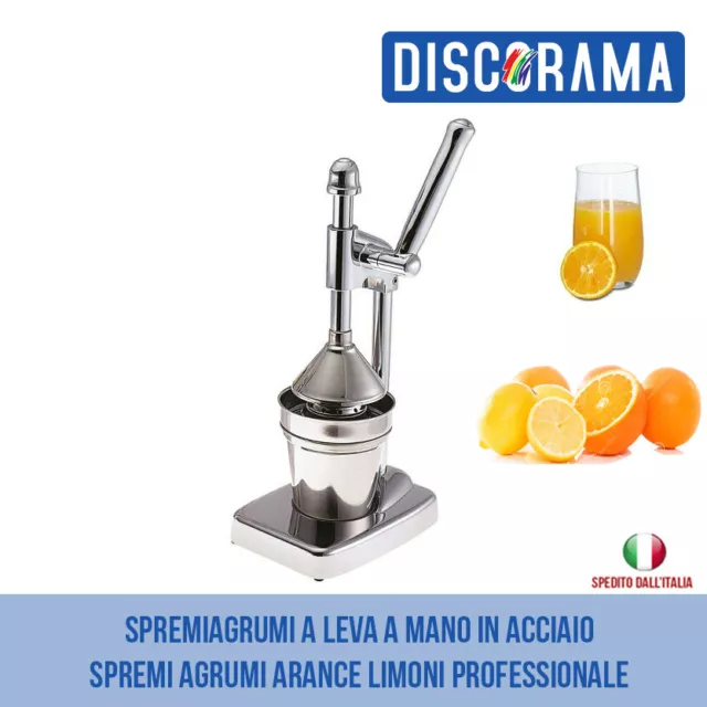 Spremiagrumi A Leva A Mano In Acciaio Spremi Agrumi Arance Limoni Professionale