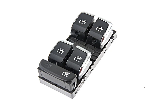 GENUINE AUDI A4 S4 B8 A5 S5 Q5 Chrome Power Window Switch Front Left ...
