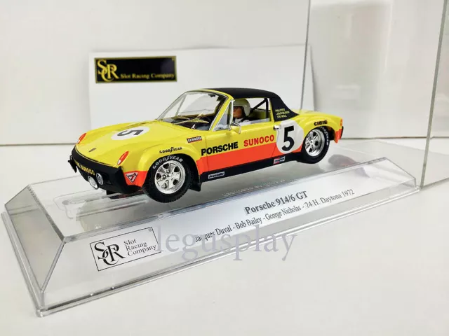 Slot car scx scalextric src 016 02 Porsche 914/6 Gt #5 24H. Daytona 1972 J.