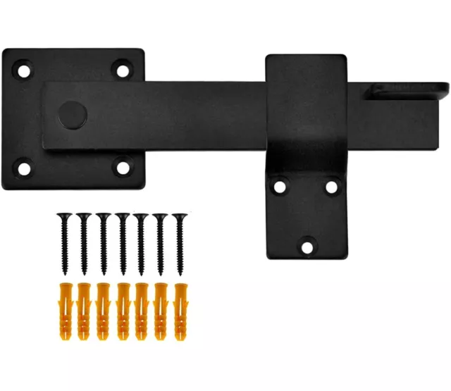 Flip Fence Gate Latch, 5.5 Farm Gate Latch, Barn Door Flip Lock, Heavy Duty Iron
