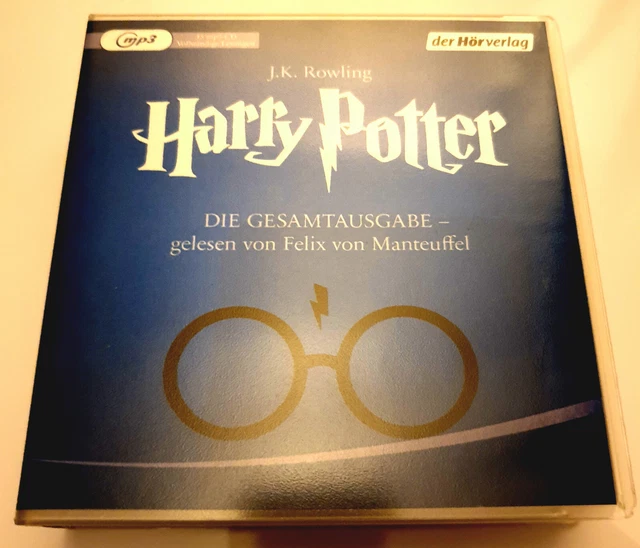 HARRY POTTER DIE GESAMTAUSGABE gelsen von Felix von Manteuffel 15 MP3CDs EUR 38,34 PicClick DE