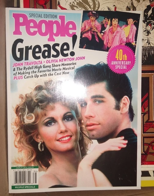 PEOPLE MAG GREASE! JOHN TRAVOLTA + OLIVIA NEWTON 40th Ann SPECIAL EDITION 2018
