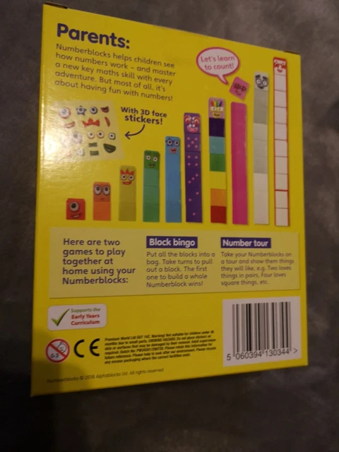 CBEEBIES NUMBERBLOCKS ,1-10 Number Blocks 100% GENUINE new educational ...