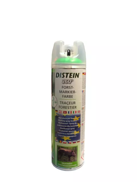 Distein Peinture de Marquage Spray à Marquer Couleur Forestier Minist 360