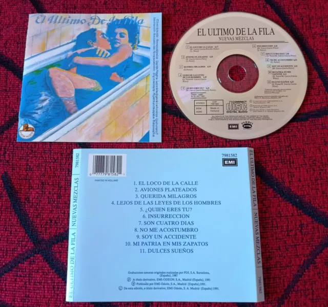 EL ULTIMO DE LA FILA ** Nuevas Mezclas ** ORIGINAL 1991 Spain CD