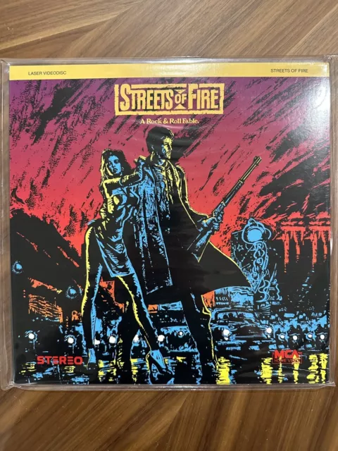 STREETS OF FIRE Laserdisc Extended Play - Like New Condition