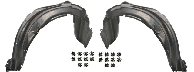 Pare-boue Avant Gauche + Droit Pour Audi A3 8P (2005-2012) - Avec Clips - Neuf