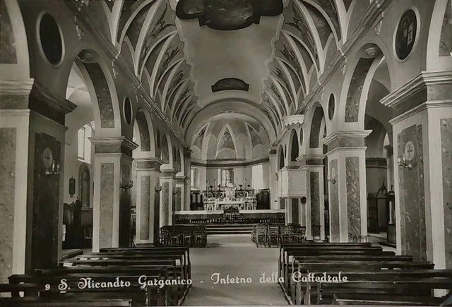 S. NICANDRO GARGANICO ( FOGGIA) Interno Della Cattedrale,  Vg 1959 F.g.