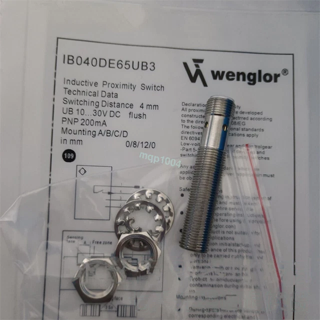 1PC New Original Wenglor photoelectric switch sensor IB040DE65UB3
