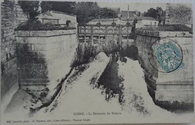 COSNE 58 cpa le Déversoir du Nohain Good Condition 1907