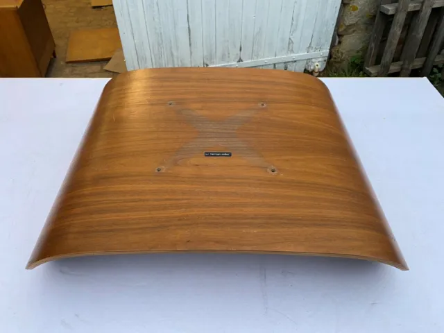 Eames Herman Miller Lounge chair ottoman wood walnut noyer vintage F