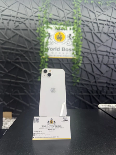 IPHONE 13 - 128Gb - White- excellent - Physical SIM $362.98