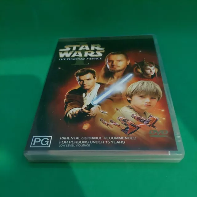 Star Wars - Episode I - The Phantom Menace  (DVD, 1999) VGC FREE POST