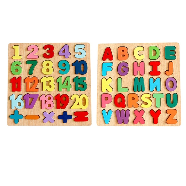 Wooden Jigsaw Puzzle Learning Board Early Learning for Kids New Year Gift