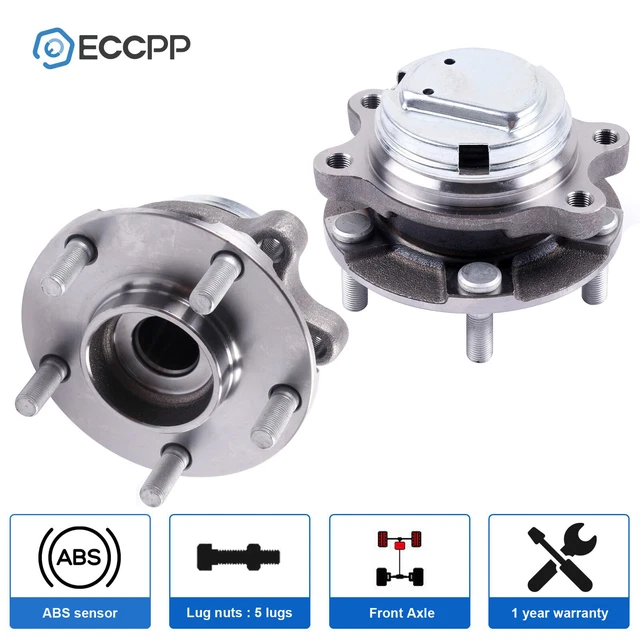 2PCS WHEEL HUB Bearings Front RWD For Infiniti G35 G37 EX35 FX35 Q50