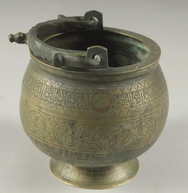 Ancient Islamic 12Th-13Th Century Persian Seljuk Khorassan  Bronze Bucket