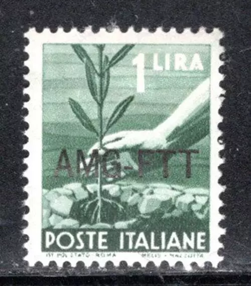 Italy  Italian Trieste Overprint Amg Ftt  Stamps Mint Hinged  Lot 1014Ar