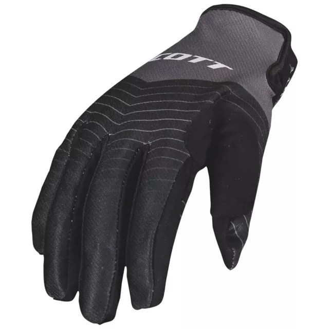 Guanti Gloves Moto Enduro Cross Mx Scott 350 Dirt Evo Nero Grigio Tg M