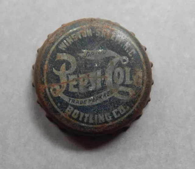 Early Blue Pepsi-Cola Bottle Cap Crown Winston-Salem North Carolina NC