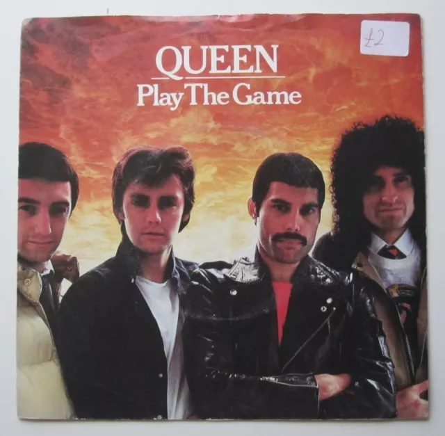 Queen - Play The Game - UK 7" Vinyl 1980 Single EMI 5076 White Paper Labels