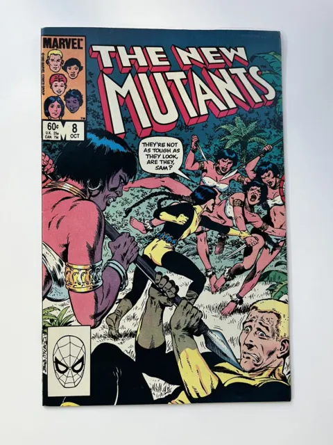The New Mutants #8,  Vol. 1 (1983-1991) Marvel Comics Comic Book X-men