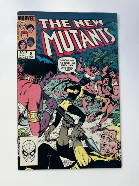 The New Mutants #8,  Vol. 1 (1983-1991) Marvel Comics Comic Book X-men