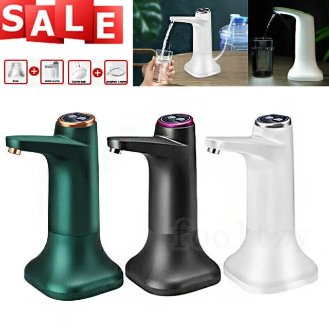 Electric Portable Water Pump Dispenser Switch USB Rechargeable Drinking Bottle