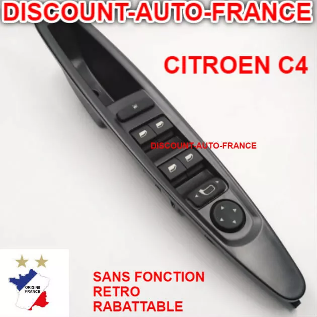 commutateur bouton interrupteur de Lève Vitre CITROEN C4 -  9651464577 -  6554HA