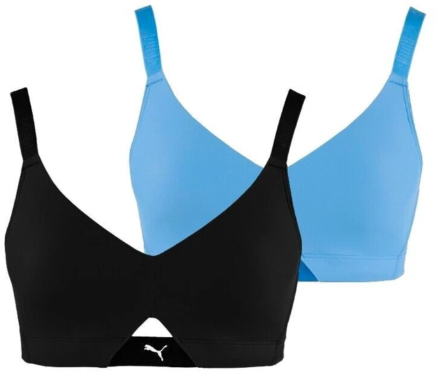 Reggiseno sportivo PUMA imbottito Top 1P Hang Sport Palestra Moda Fitness