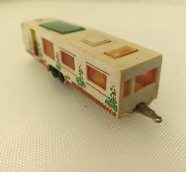 1) Majorette Caravane Résidentielle 13X3Cm