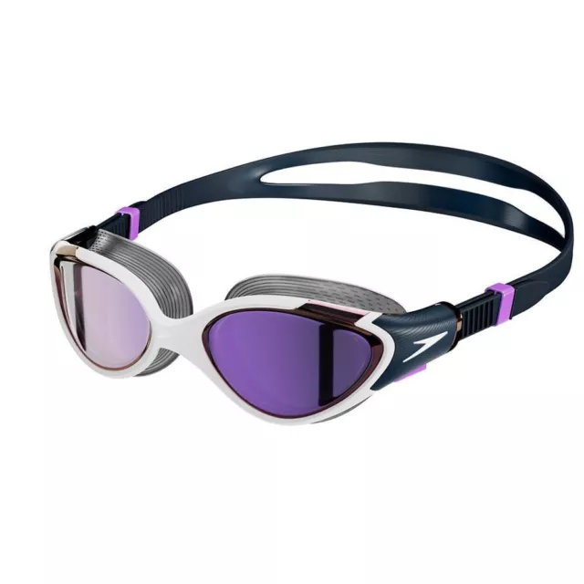 Speedo Women's Futura Biofuse 2.0 Mirror Swimming Goggles - White/True Navy/Swee