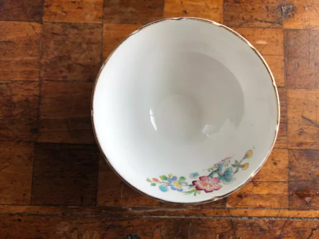 Foley Ming Rose Small Open Footed Sugar Bowl, VGC 2