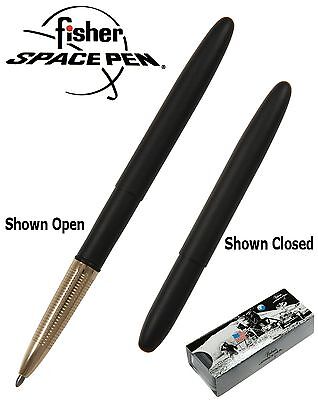 Fisher Space Pen #400BGFG / Classic Matte Black Bullet Pen With Gold Front