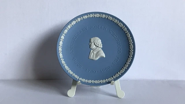 WEDGWOOD - 250TH Anniversary Josiah Wedgwood blue Jasper-ware plate £14 ...