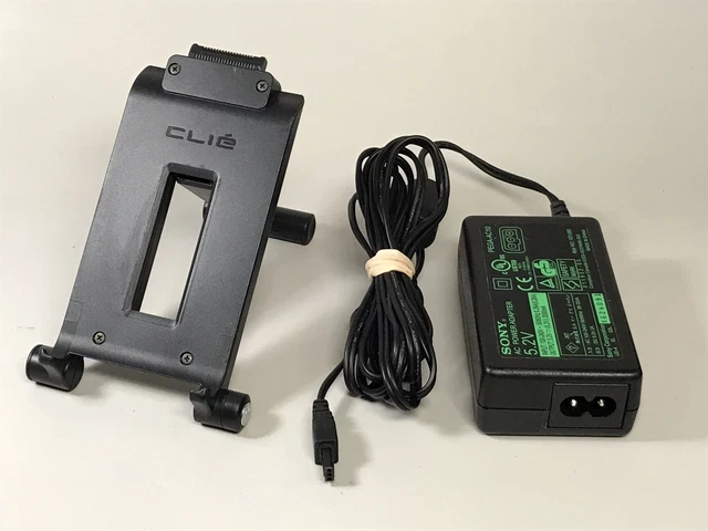 Genuine Sony PEGA-UC90 USB Cradle & PEGA-AC10 for Clie NZ90 Handheld