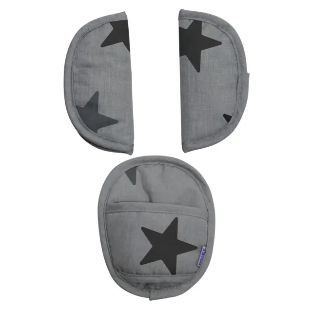 DOOKY Universel Coussinets Gris Stars 2026922