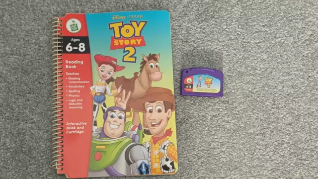 Leap Pad Leap Frog " Toy Story 2 " Book & Cartridge 6-8