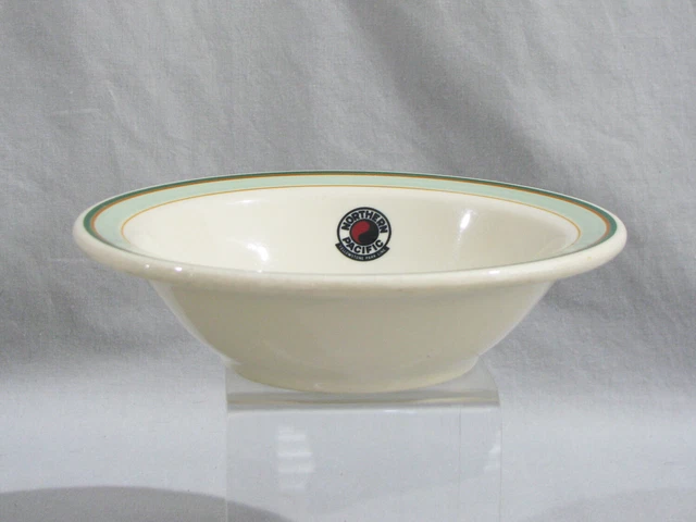 Northern Pacific Railroad China Bowl - 6 3/8" - Shenango