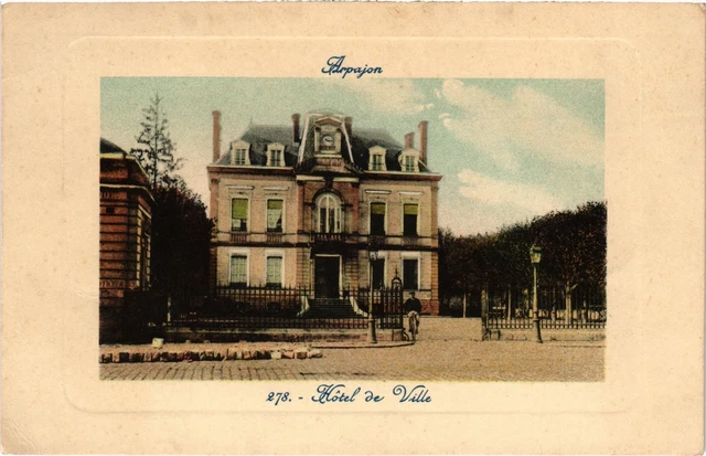 CPA Arpajon Hotel de Ville FRANCE (1371254)