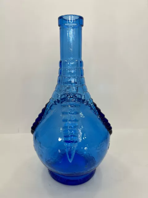 Blue Ball & Claw Bitters Glass Bottle 9" Indian Drug Specialty Co Wheaton NJ