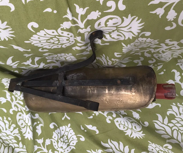 French Jean Goardere Wine Bottle Holder Stand Brass Wrought Iron Vintage Carrier 7