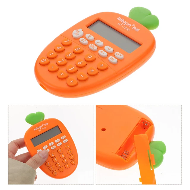 2 Piezas Calculadora Para Niños Moda Adorable Estudiante Niño
