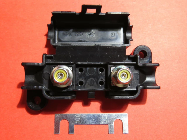 Lot De 2 Porte-fusibles Midi Avec Fusibles 40A, 50A, 80A Et Pinces - Pour Auto, Bateau, Camion - Protection Surcharge