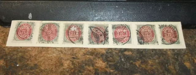 EARLY DENMARK, DANMARK, STAMPS with TOWN CANCELS-COPENHAGEN, ANDERS,UNRESEARCHED