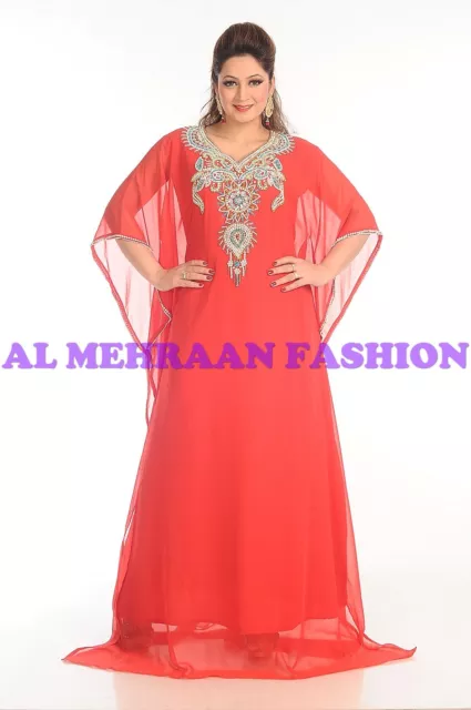 2019 Exclusivo Farasha Elegante Moderno Kaftan de Fiesta Árabe Mujer Vestido 202